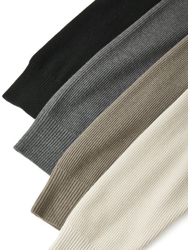 Geneva Zip Cardigan – Ribbed Knit Lapel