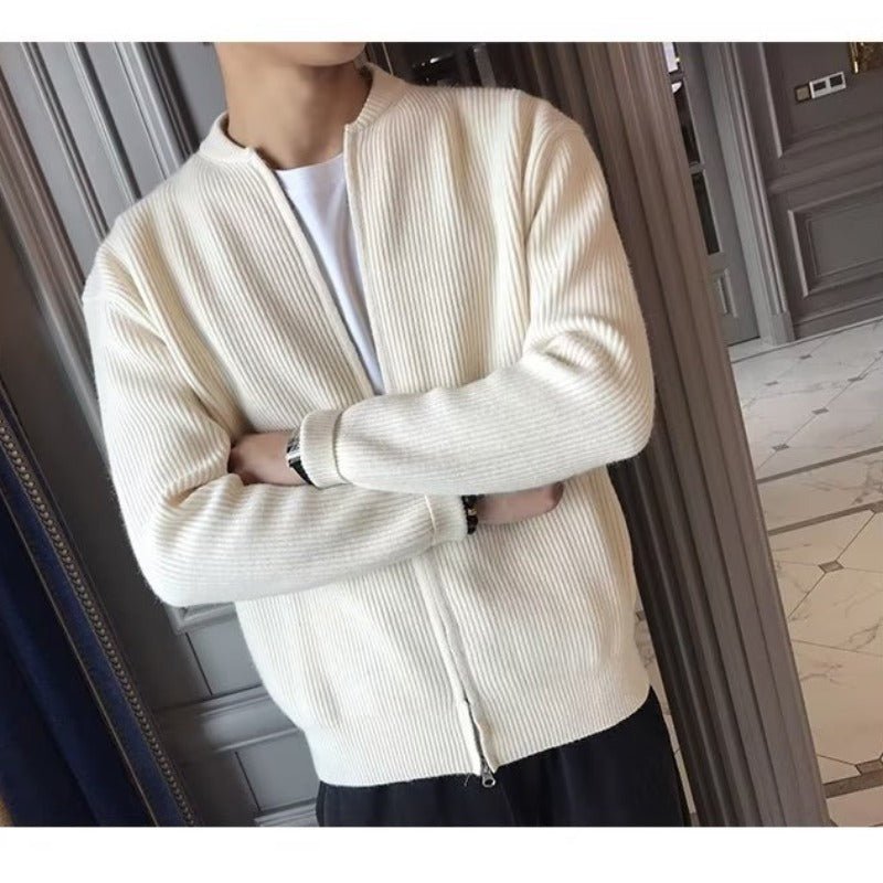 Milan Knit Jacket – Slim Zip-Up