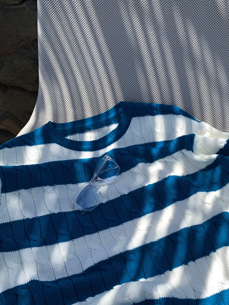 Nice Coast Tee – Summer Stripe Knit