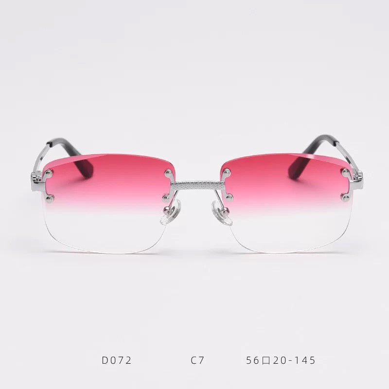 Vienna Edge – Square Frameless Sunglasses