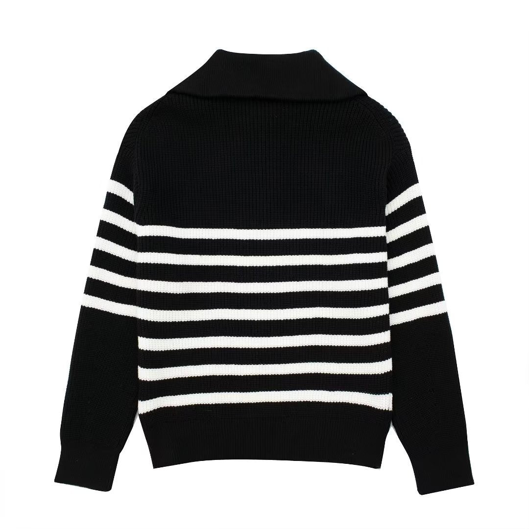 Marin Knit – Coastal Stripe Pullover