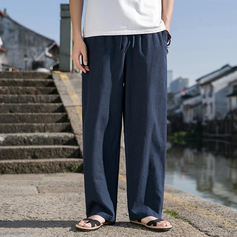 Linen Lounge Trousers – Relaxed Fit