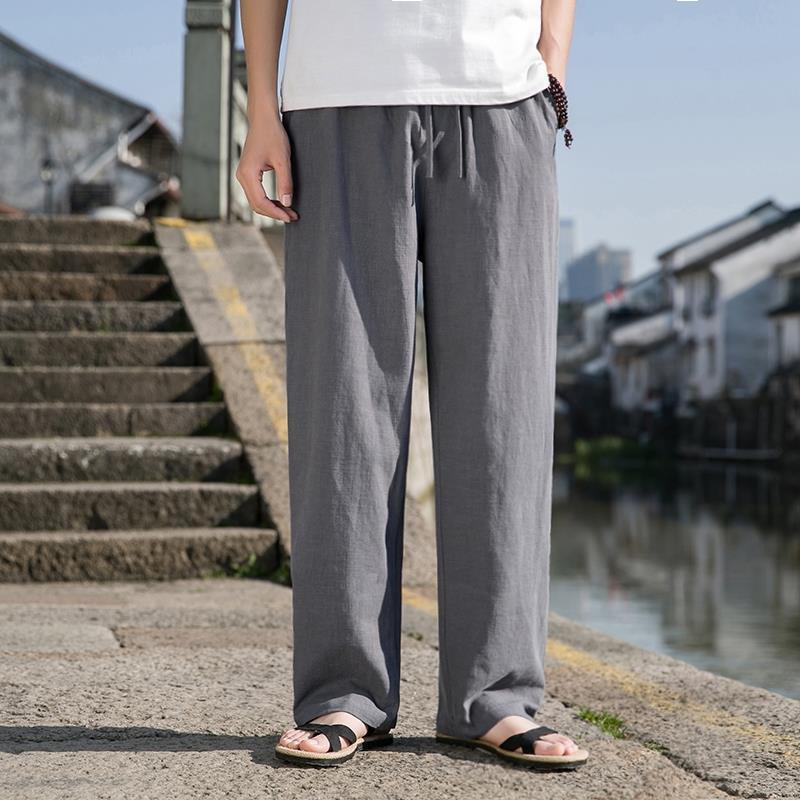 Linen Lounge Trousers – Relaxed Fit