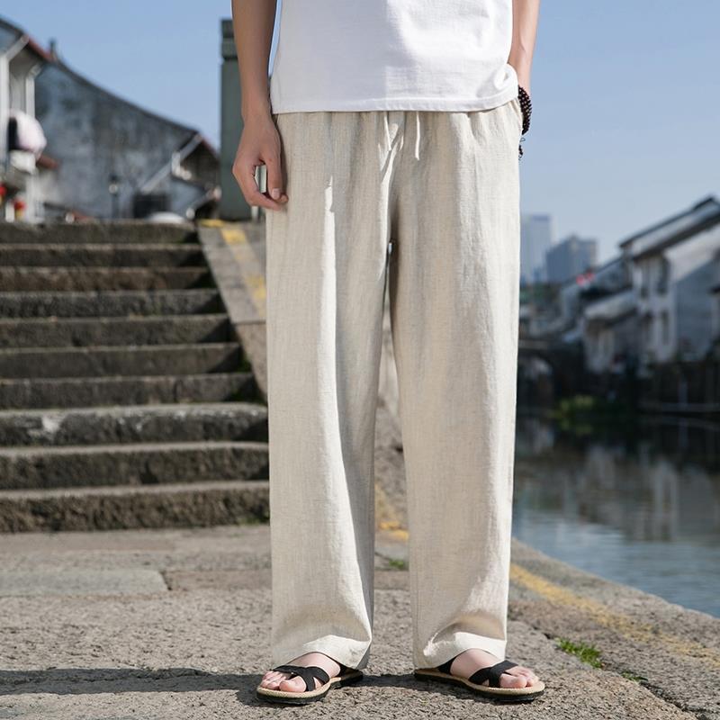 Linen Lounge Trousers – Relaxed Fit