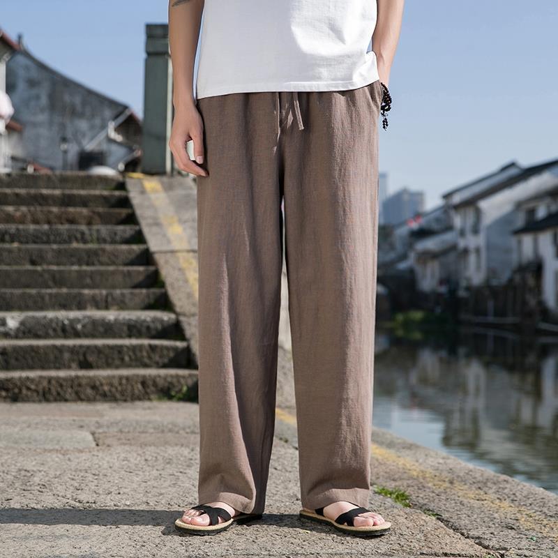 Linen Lounge Trousers – Relaxed Fit