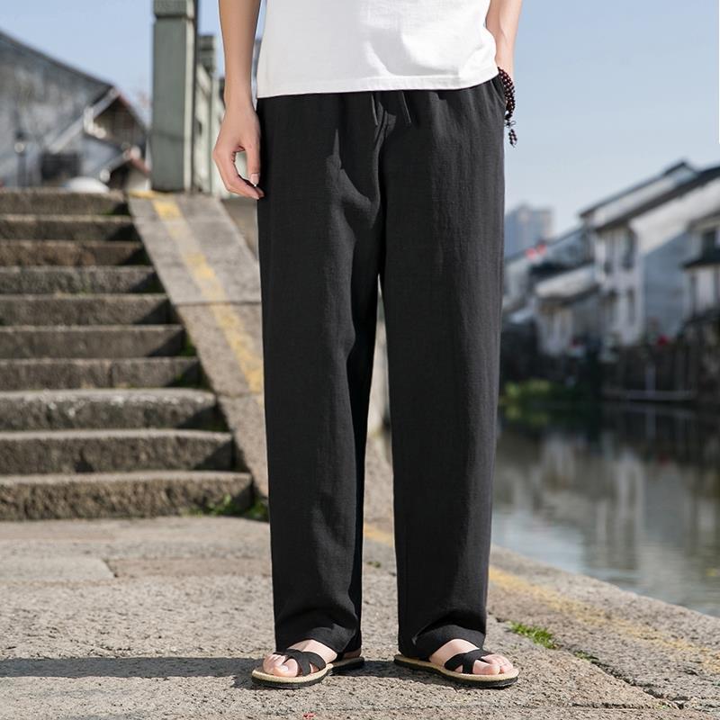 Linen Lounge Trousers – Relaxed Fit