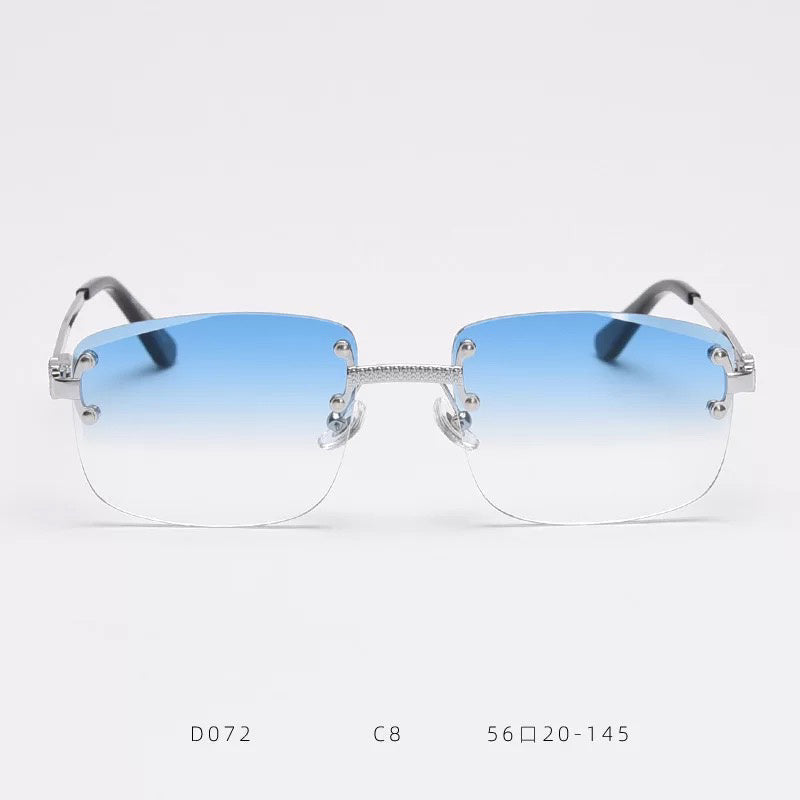 Vienna Edge – Square Frameless Sunglasses