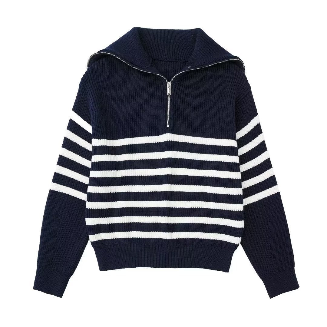 Marin Knit – Coastal Stripe Pullover