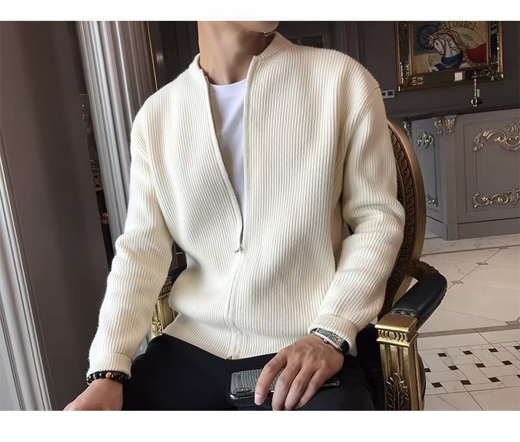 Milan Knit Jacket – Slim Zip-Up
