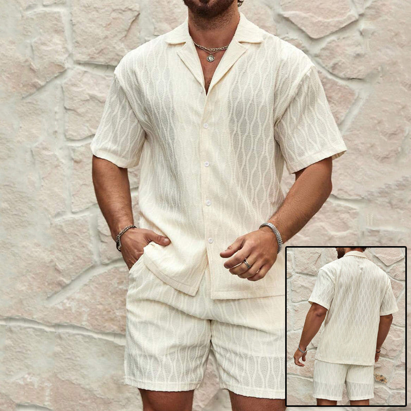 Zanzibar Set – Coastal Linen Short Sleeve & Shorts