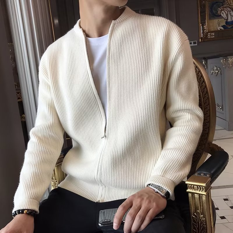 Milan Knit Jacket – Slim Zip-Up