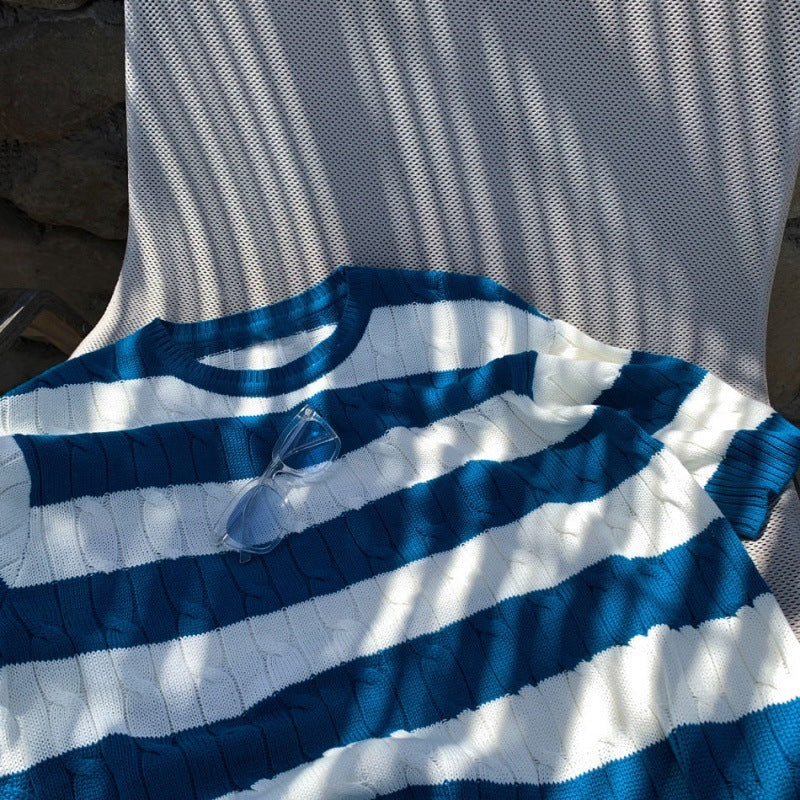 Nice Coast Tee – Summer Stripe Knit