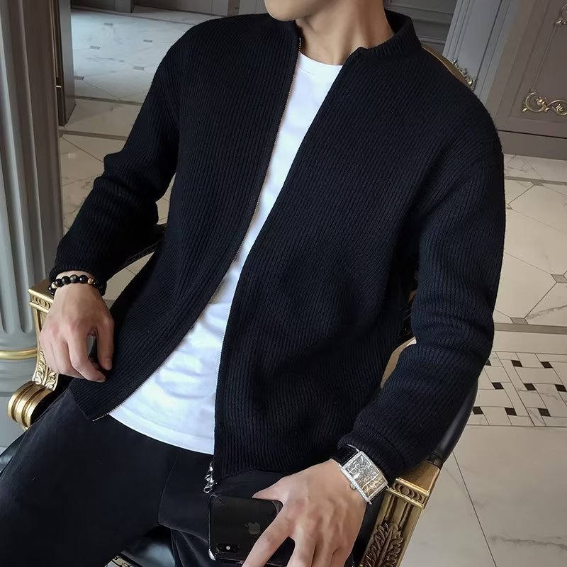 Milan Knit Jacket – Slim Zip-Up