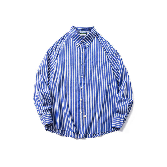 Cannes chemise – Relaxed Stripe Drape