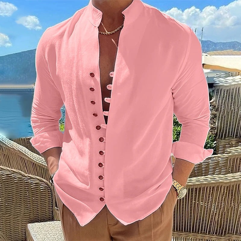 Mykonos Shirt – Retro Button Line