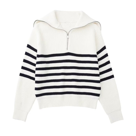 Marin Knit – Coastal Stripe Pullover