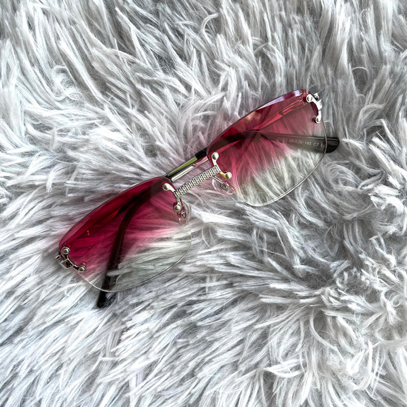 Vienna Edge – Square Frameless Sunglasses