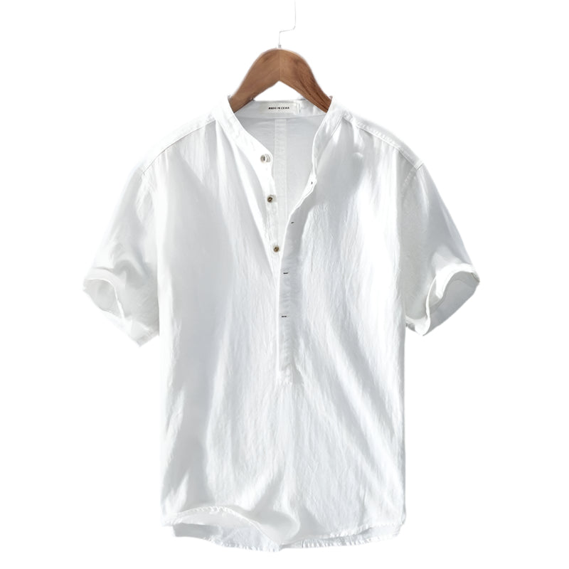 Yachat Linen Shirt – Striped Summer Collar
