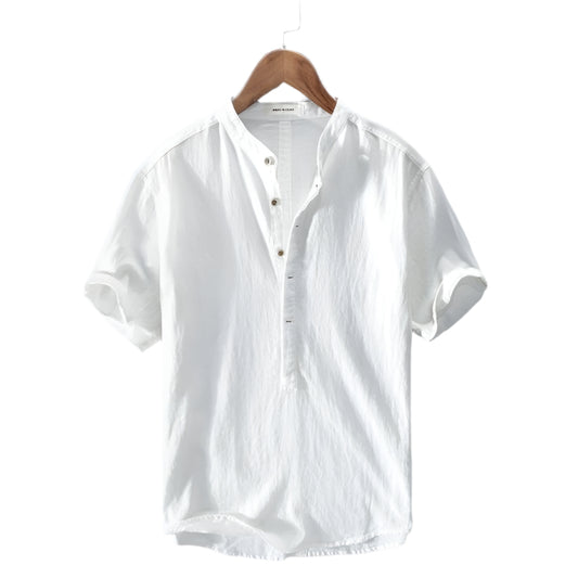 Yachat Linen Shirt – Striped Summer Collar