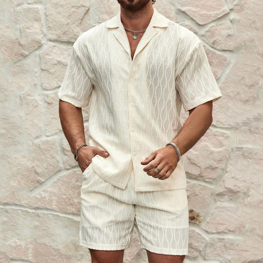 Zanzibar Set – Coastal Linen Short Sleeve & Shorts