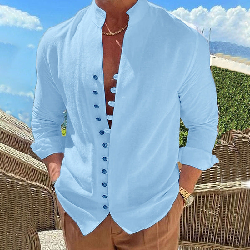 Mykonos Shirt – Retro Button Line
