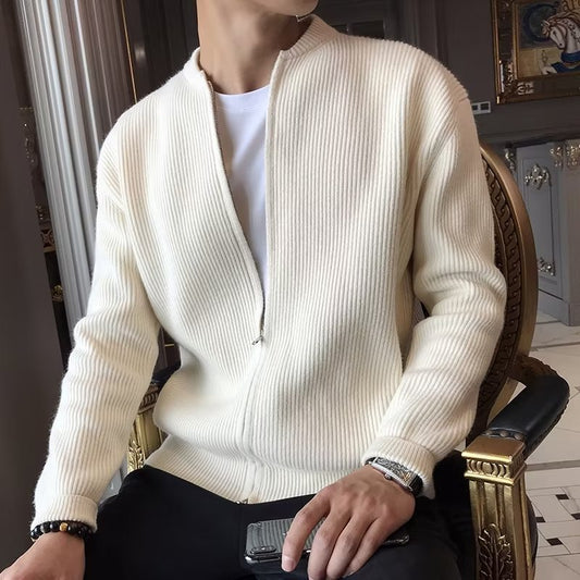 Milan Knit Jacket – Slim Zip-Up